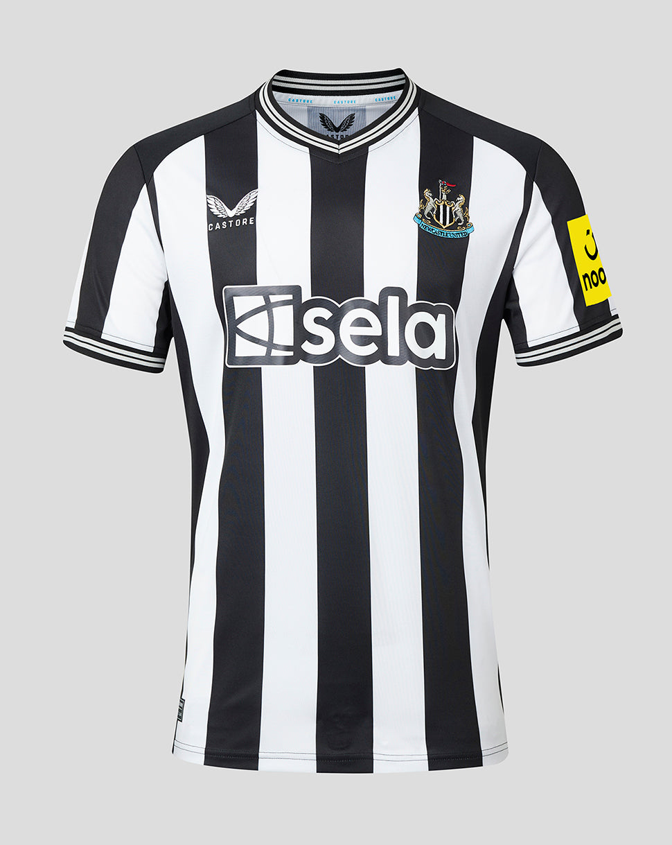 Black and white soccer jersey