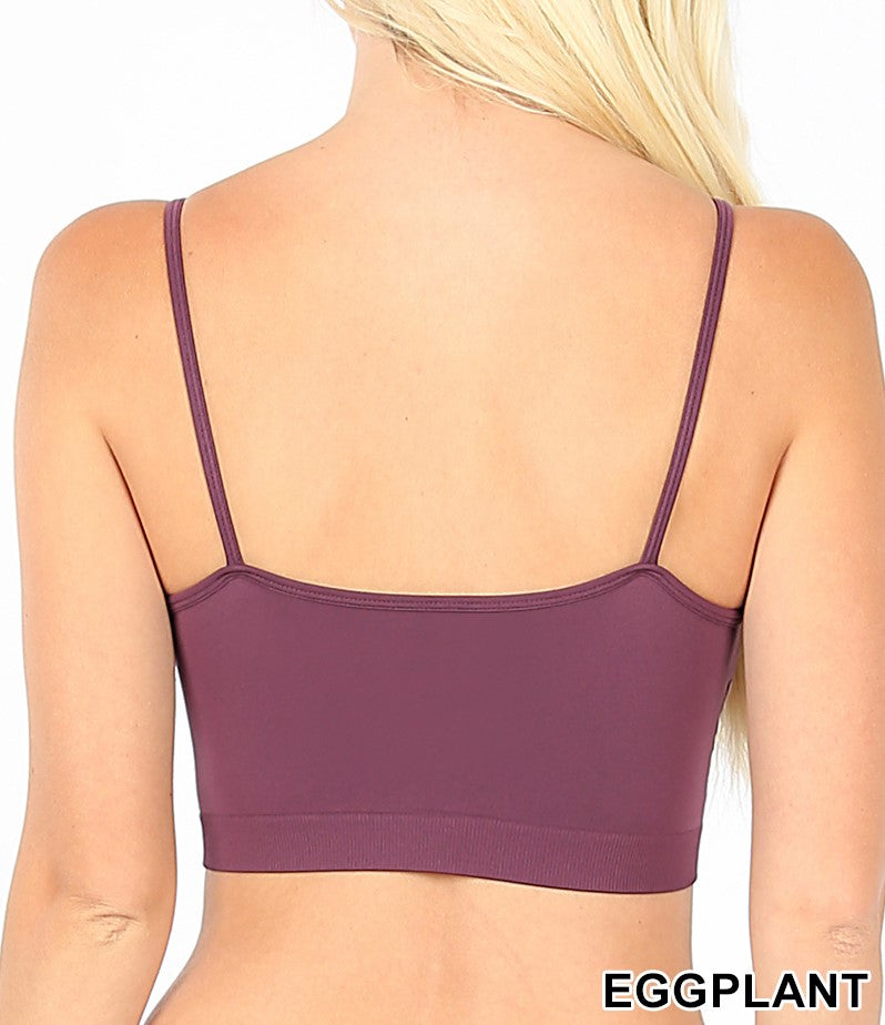 Seamless PADDED Triple Criss-Cross Bralette Short