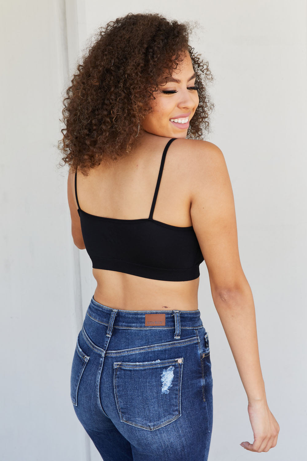 Seamless PADDED Triple Criss-Cross Bralette Short